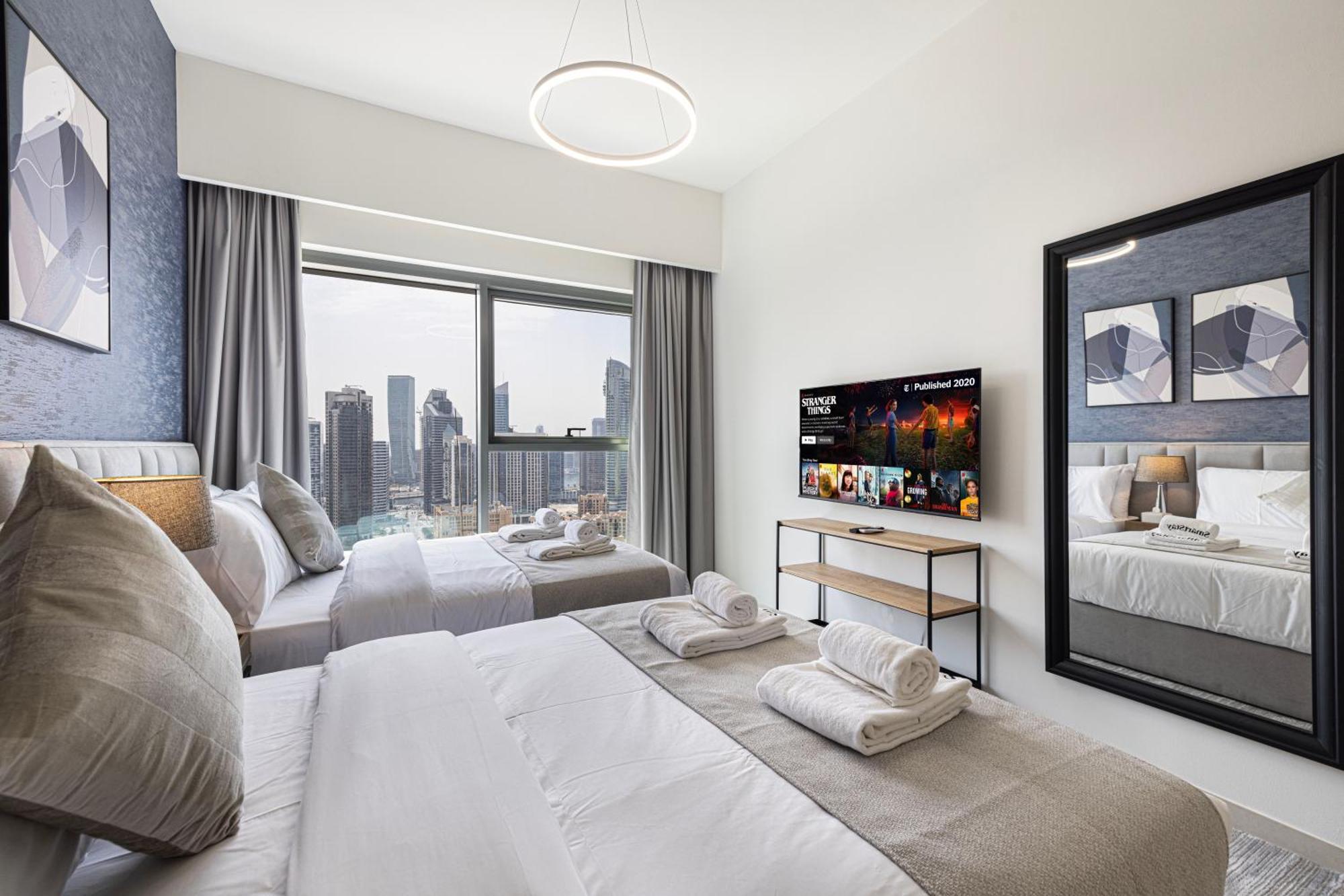 Smartstay At Burj Royale - Full Burj Khalifa View - Brand New Luxury Apartments 두바이 외부 사진